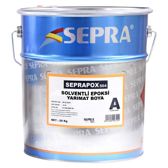 Seprapox 504-Solventli Epoksi Yarı Mat Boya