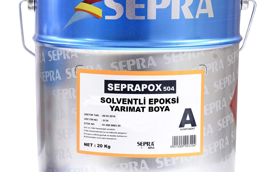 Seprapox 504-Solventli Epoksi Yarı Mat Boya